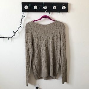 FOREVER 21 TAN SWEATER